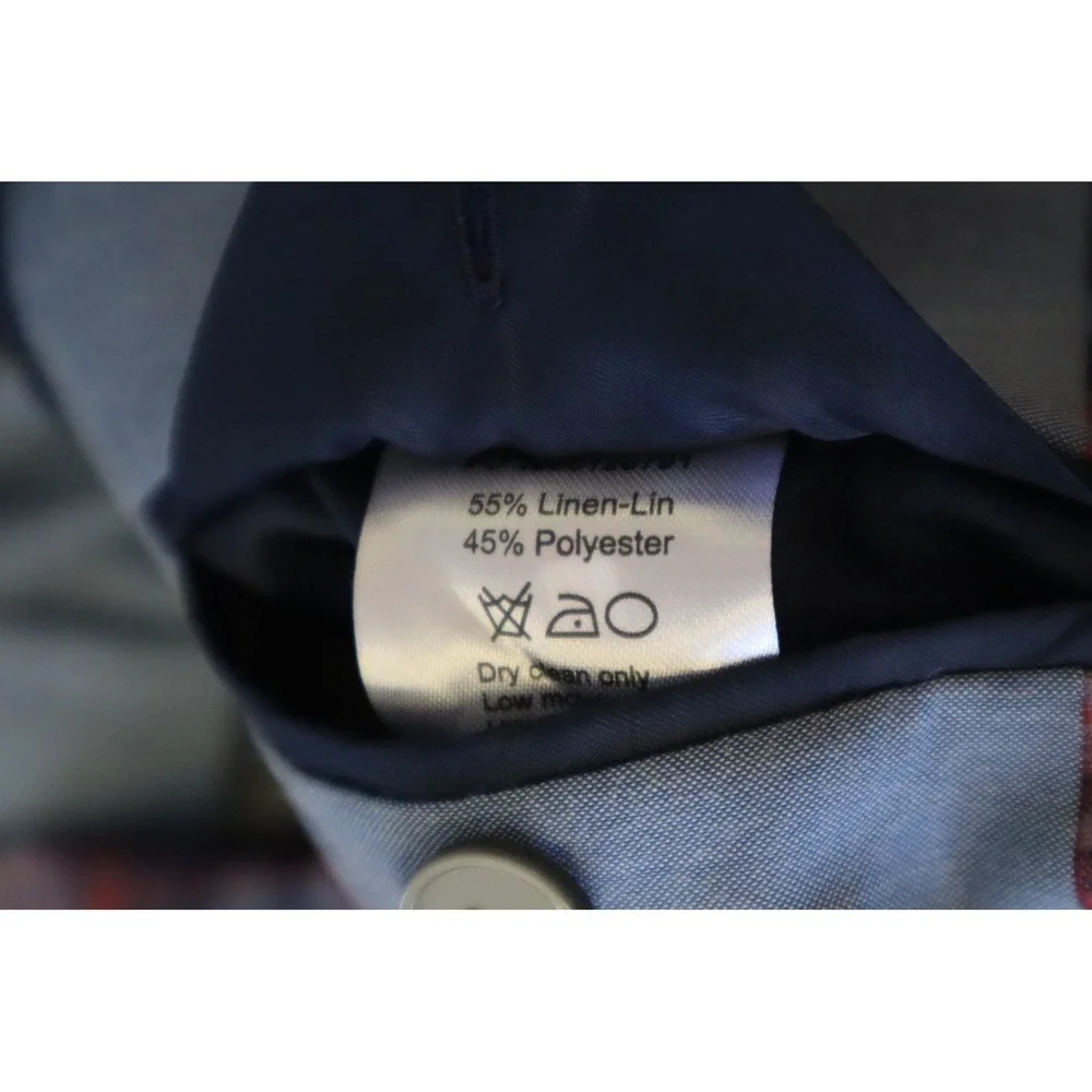 Lauren Ralph‎ Lauren Big Boys Classic Suit Jacket - Navy, Red - Size 16R